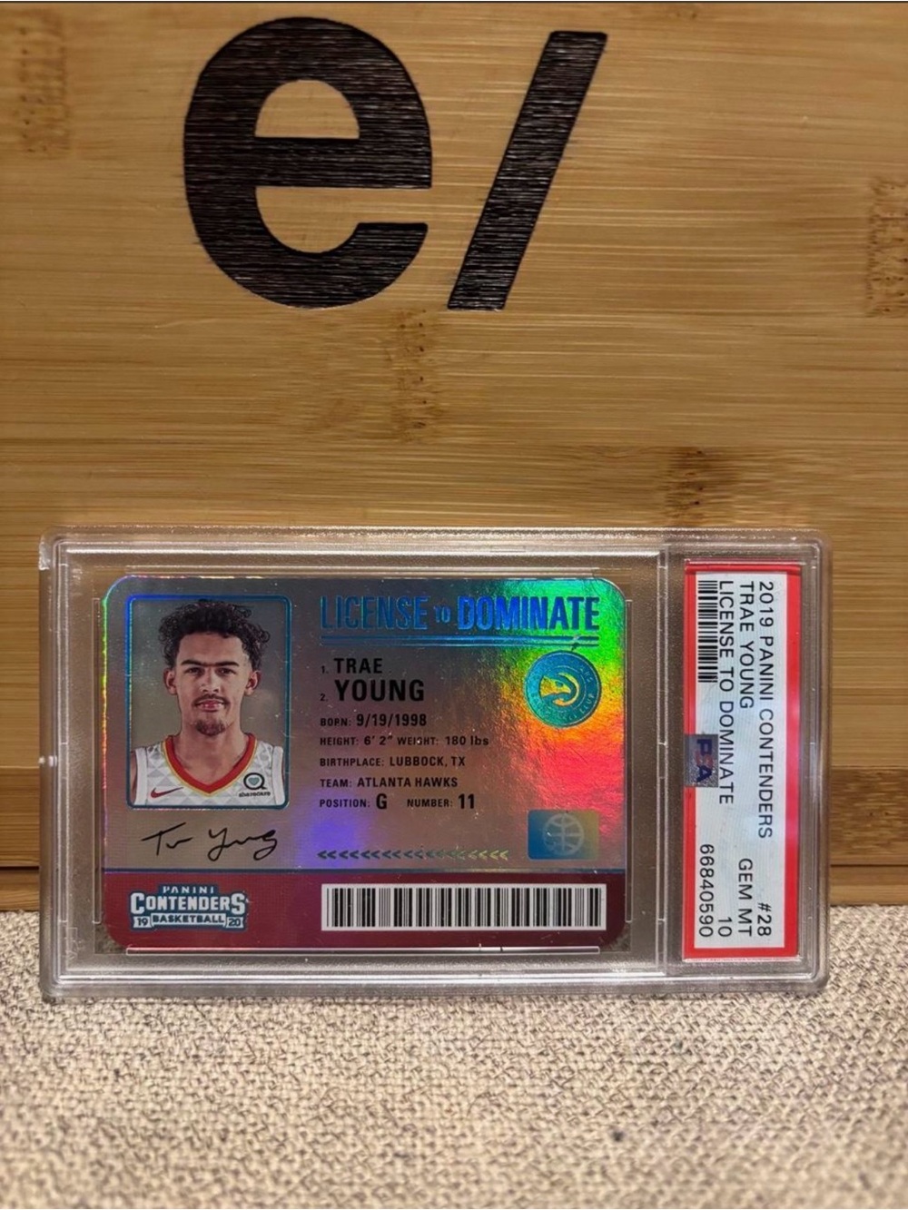 Topps Holographic Multicolor Basketball Card - Blue/Red Accents